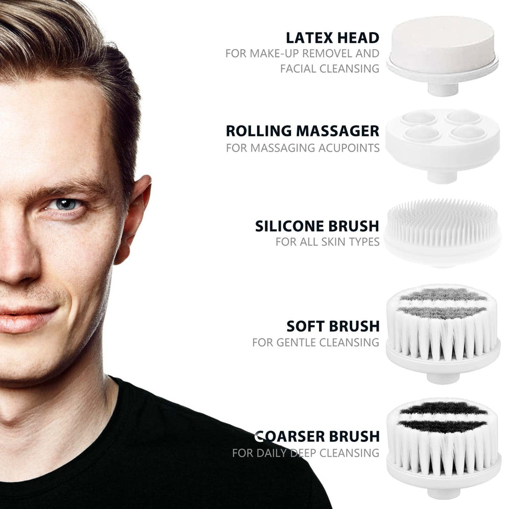 CLSEVXY brosse visage poils doux, exfoliation douce pour une peau lumineuse.