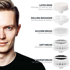 CLSEVXY brosse visage poils doux, exfoliation douce pour une peau lumineuse.