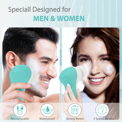 CLSEVXY brosse visage tête silicone – douceur et hygiène pour peaux sensibles