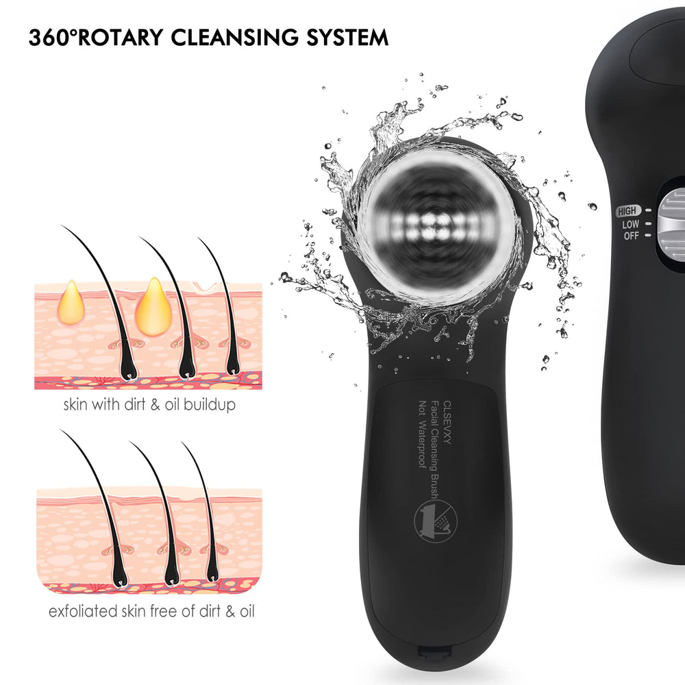 CLSEVXY tête silicone massage-dacupression pour détendre le visage