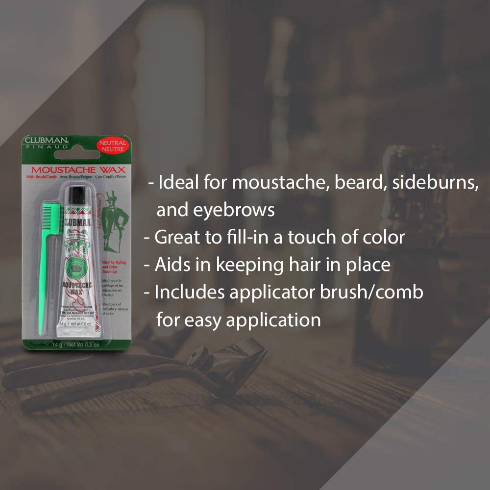 Brosse-peigne inclus Clubman, application précise et contrôlée.