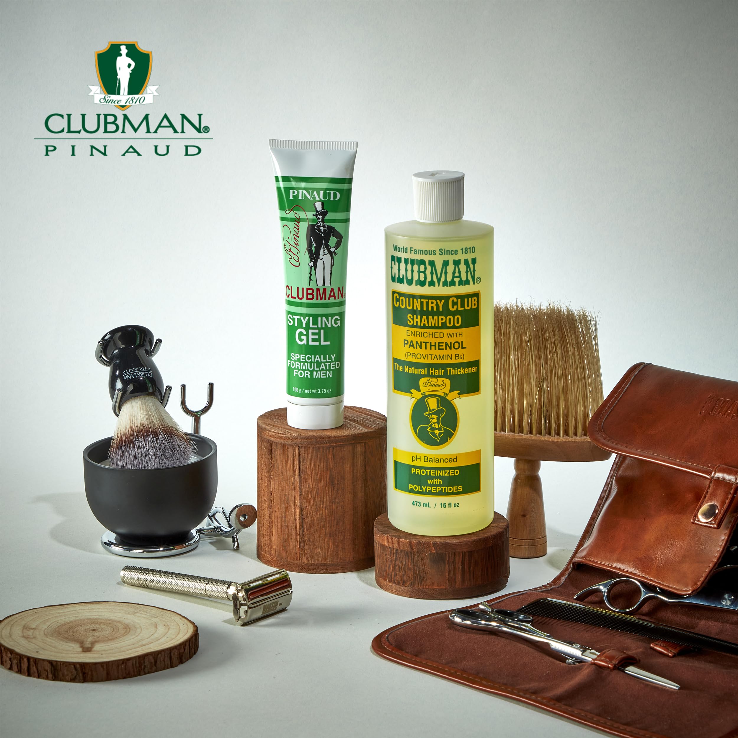 Clubman Country Club Shampoo – formulation naturelle pour une routine capillaire saine