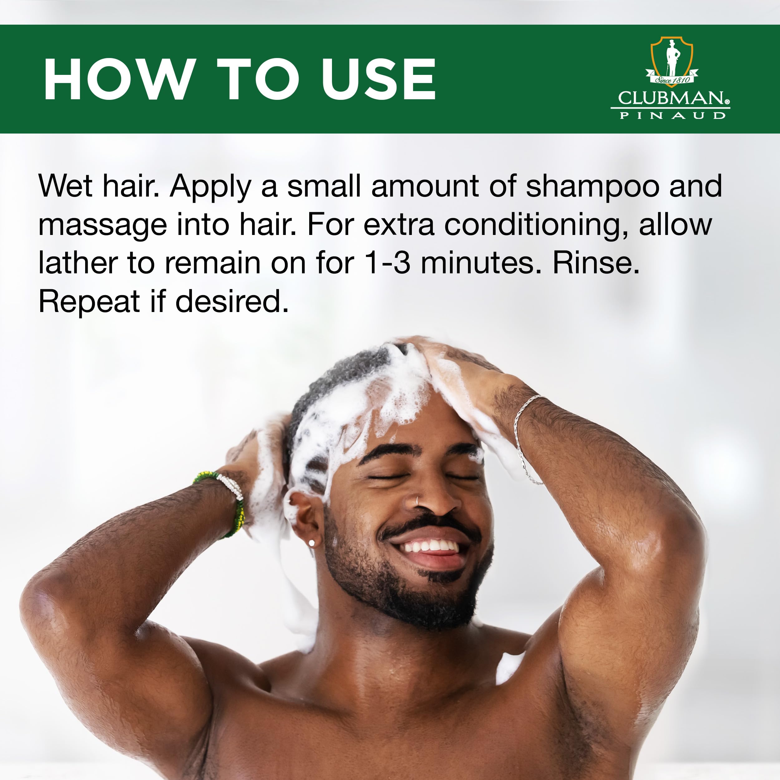Clubman Country Club Shampoo – utilisation quotidienne sans lourdeur ni résidu