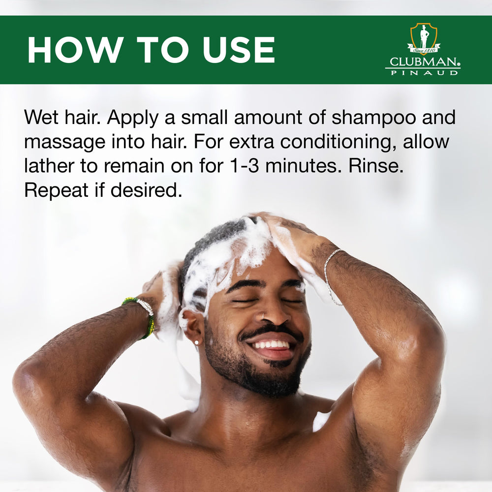 Clubman Country Club Shampoo – utilisation quotidienne sans lourdeur ni résidu