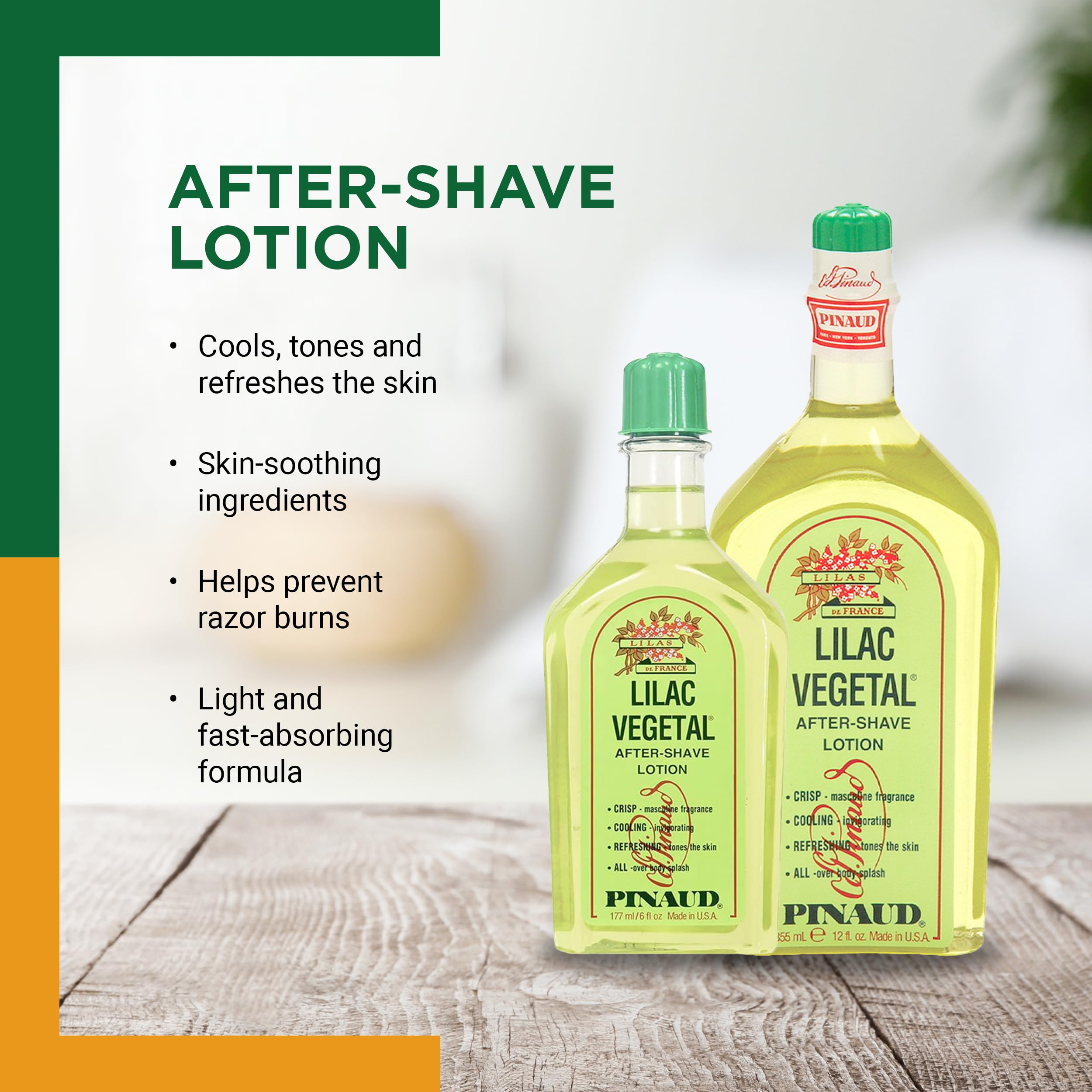Formulation Lilas Végétal avec Aloe Vera pour hydratation et apaisement après rasage.
