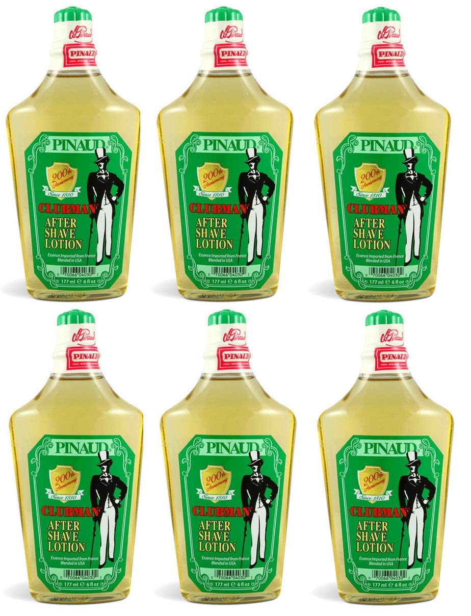 Lotion après-rasage Clubman 177 ml en lot de 6 pour une routine pratique
