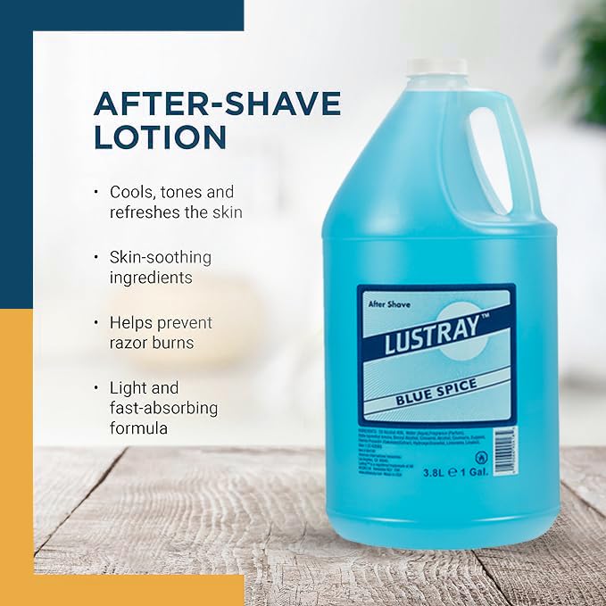 Texture crème du Clubman Lustray Blue Spice sur peau, sensation apaisante.