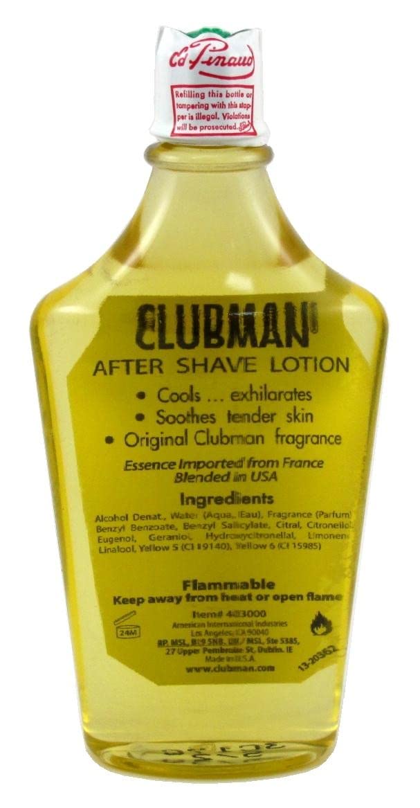 Clubman Pinaud après-rasage ensemble 3-pack pratique pour usage régulier