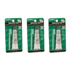 Clubman Pinaud cire moustache avec applicateur-brosse pour une tenue naturelle et précise.
