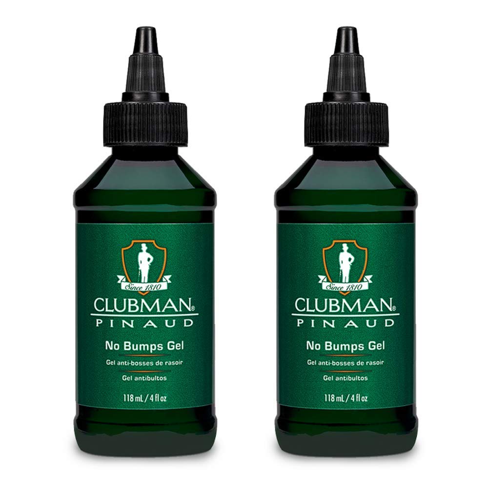 Clubman Pinaud Gel après-rasage – bouteille 4 oz, apaisement rapide après rasage.