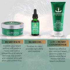 Clubman Pinaud: huile barbe - nourrir les poils et apaiser la peau lors de l’application.
