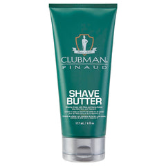 Clubman Pinaud Beurre de rasage au karité et cacao, texture riche pour un rasage doux.