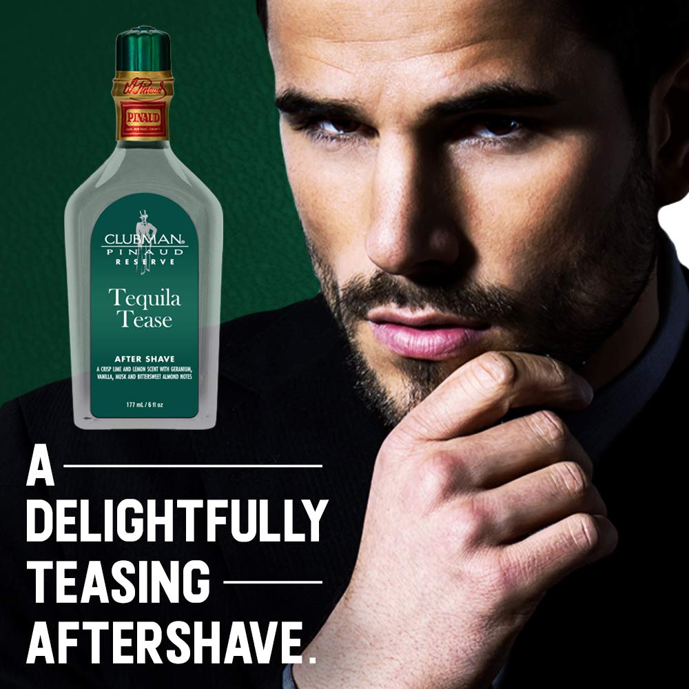 Clubman Reserve Tequila Tease – emballage pratique pour voyage et usage quotidien.