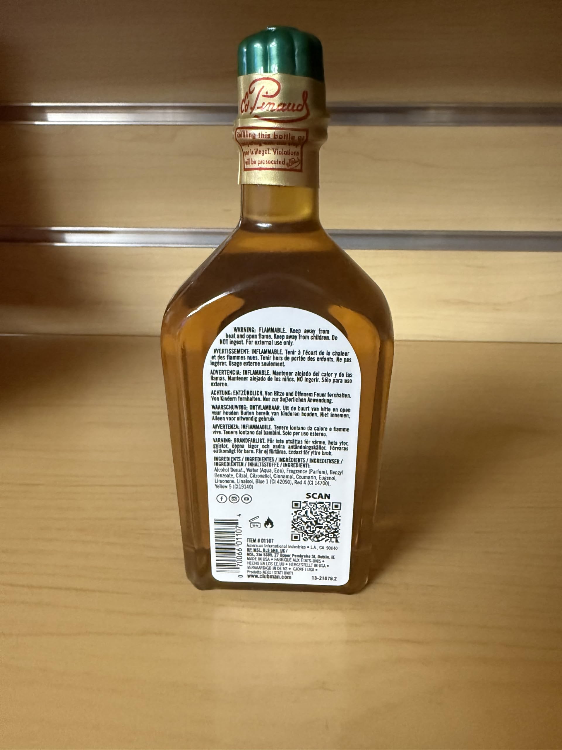 Clubman Reserve Whiskey Woods – soin après rasage quotidien pour homme moderne.