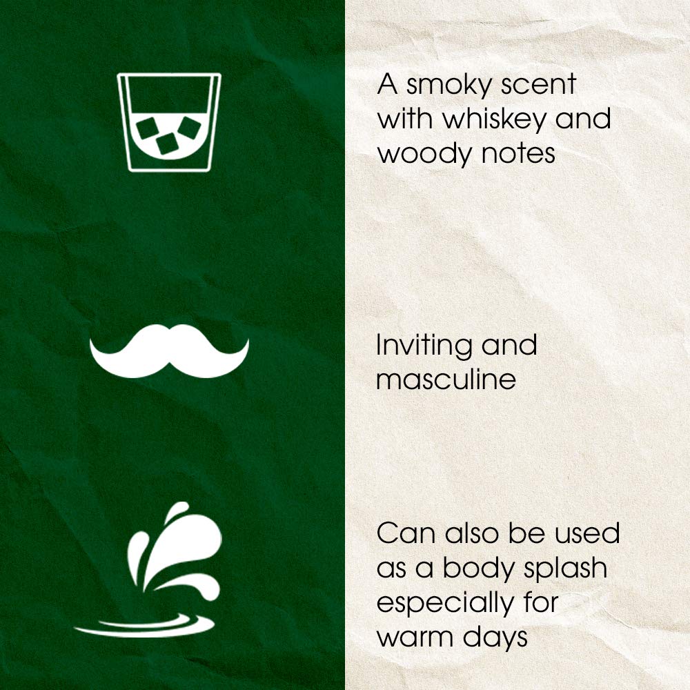 Clubman Reserve Whiskey Woods – texture légère qui pénètre rapidement pour peau confortable.
