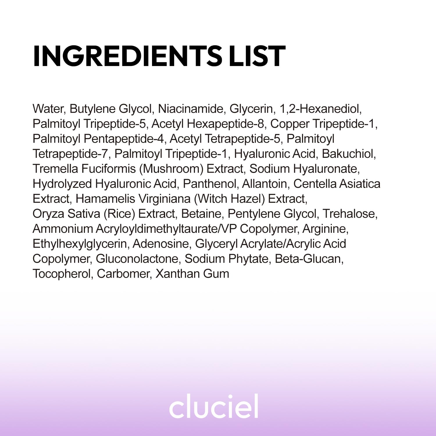 cluciel Niacinamide Peptide Serum, peut aider à équilibrer sébum et hydratation quotidienne.