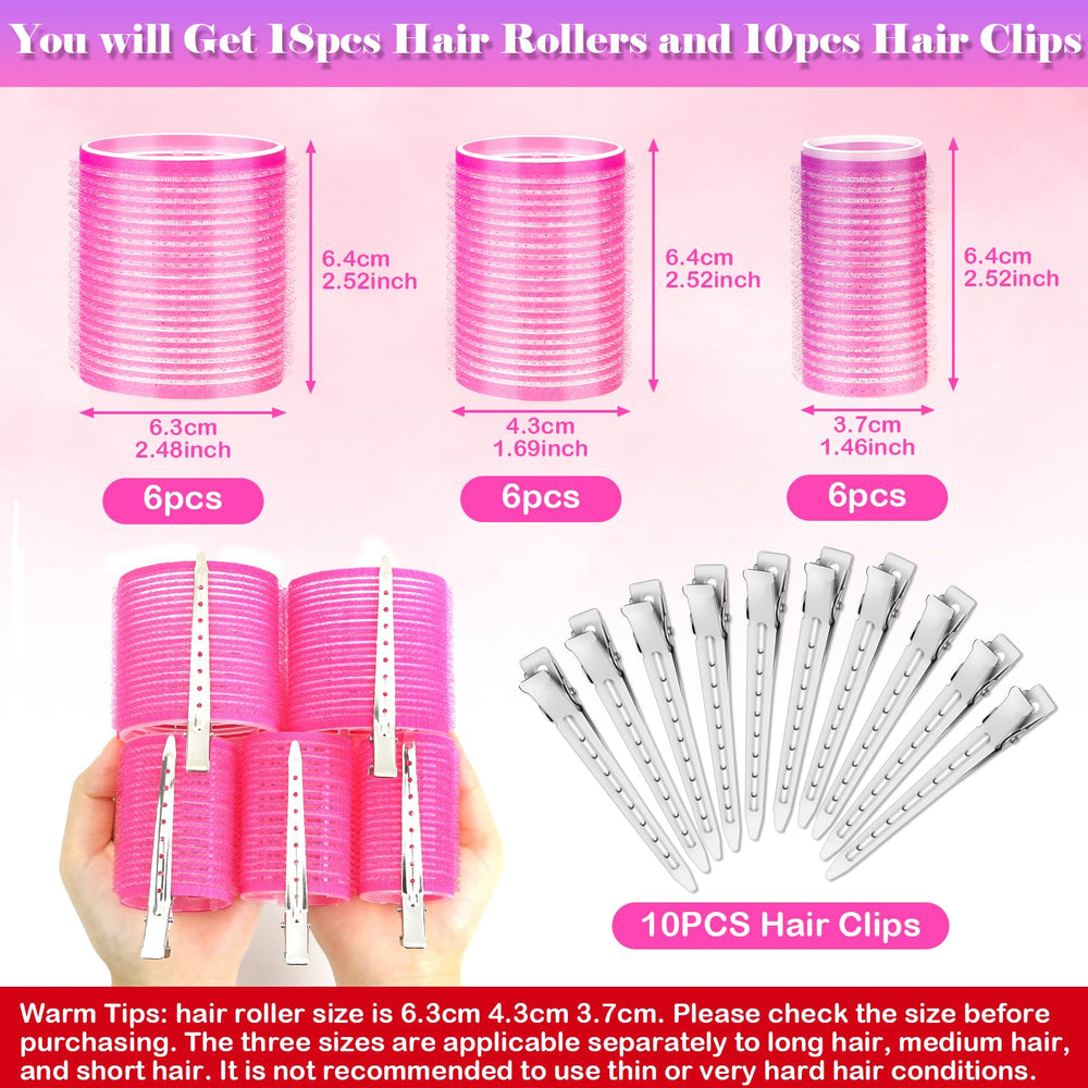 Rouleaux Cludoo 6,3 cm pour des boucles généreuses sur cheveux longs