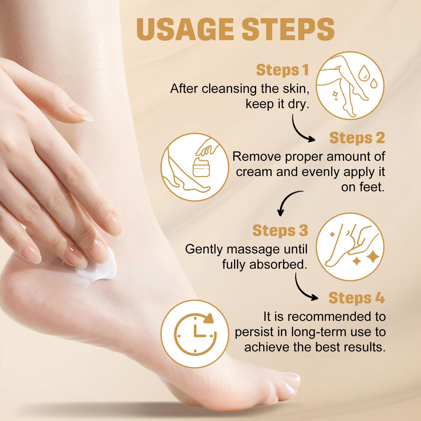 Clyecfra Creme-hydratation-profonde-pieds-mains nourrit intensément les peaux sèches.