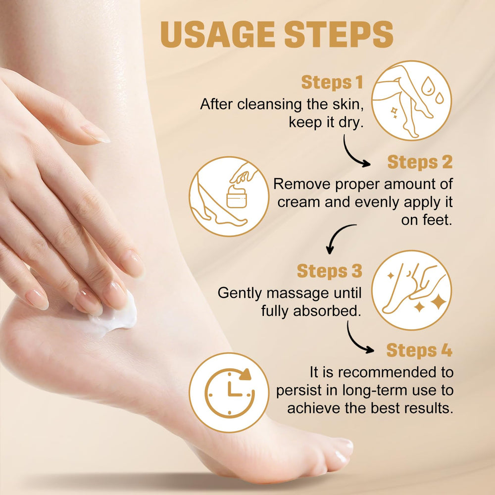 Clyecfra Creme-hydratation-profonde-pieds-mains nourrit intensément les peaux sèches.