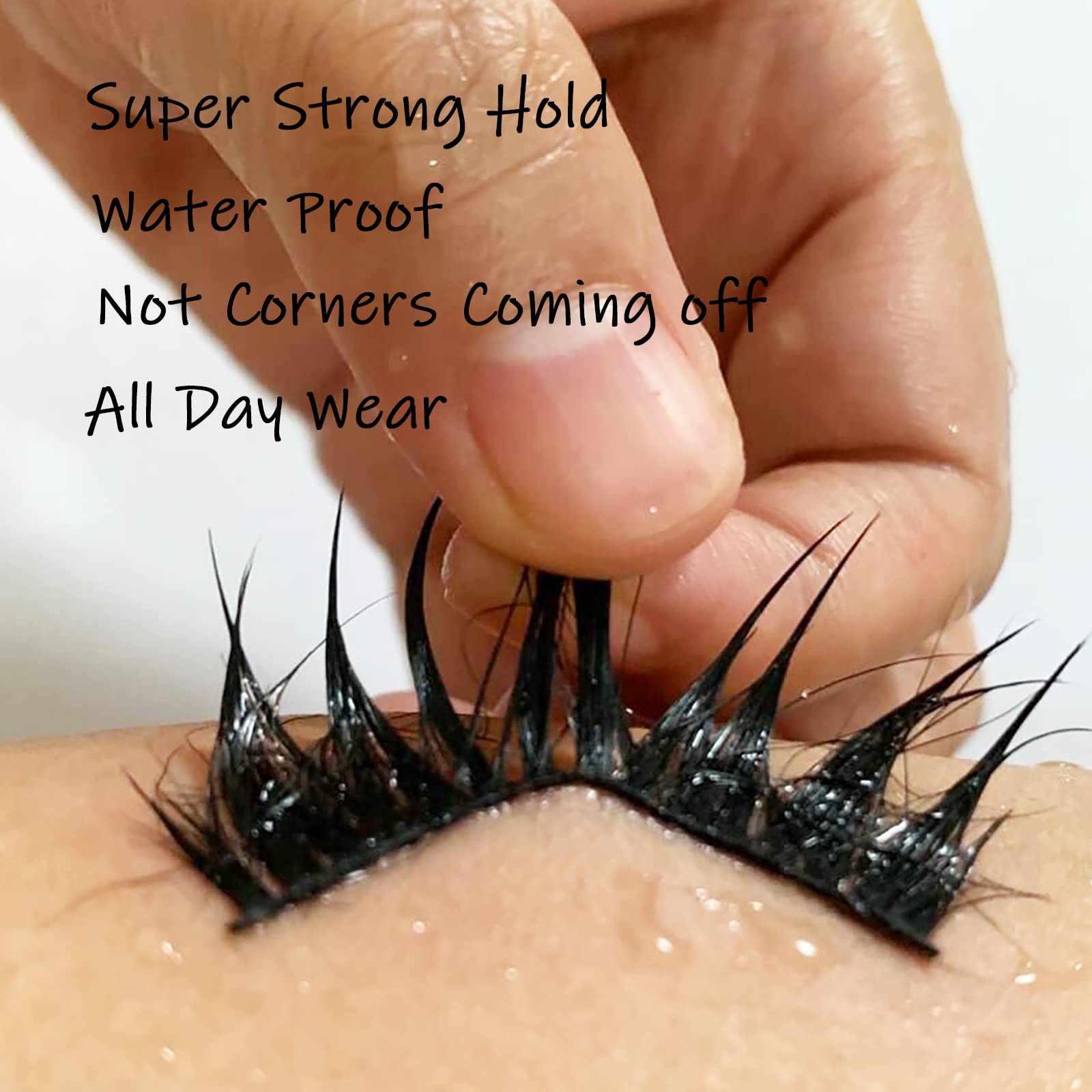 CMNRO Colle Cils Imperméable Adhésion Fiable: résiste à l'eau et à l'activité.