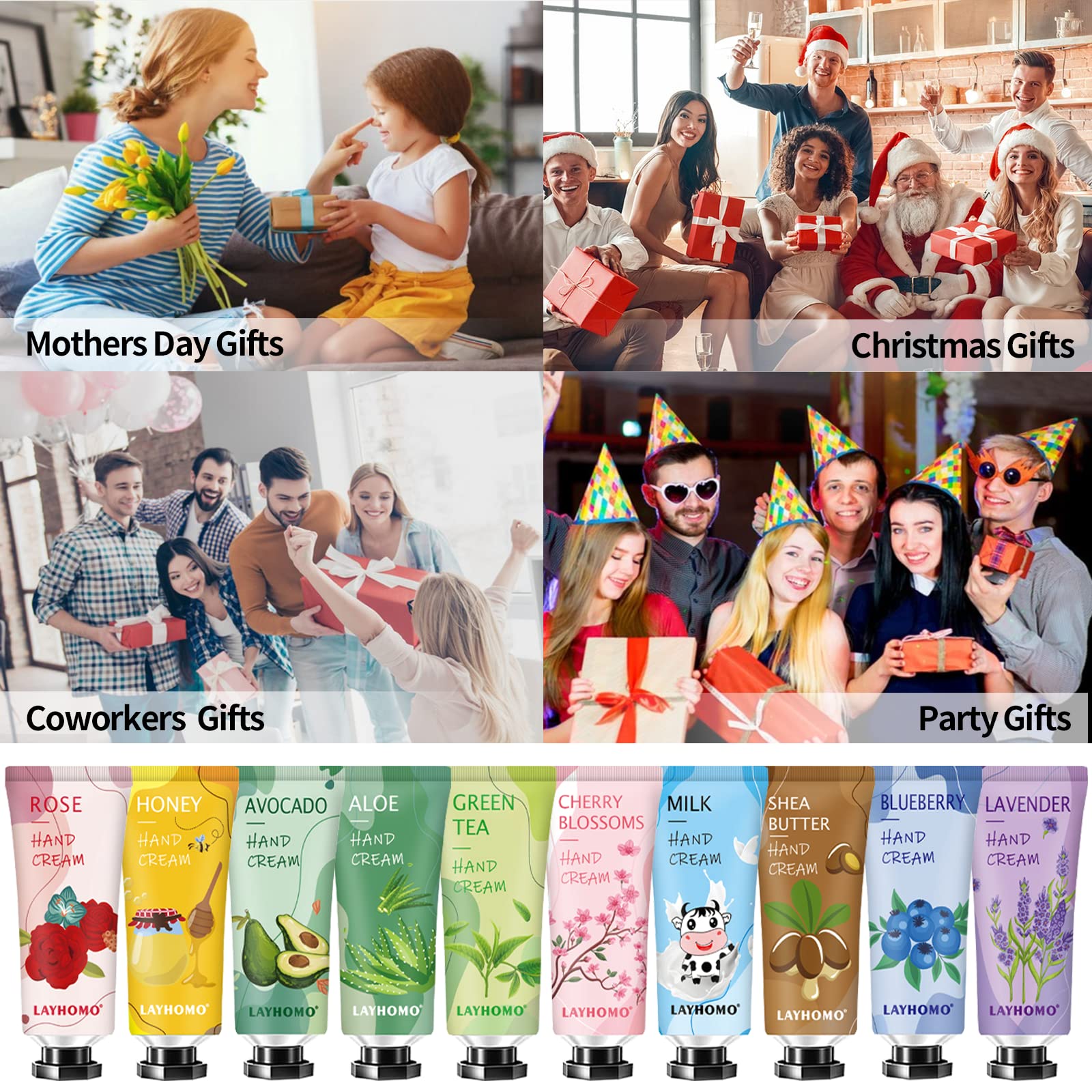CMWGKBC coffret-crèmes-mains-femmes : idées cadeaux pratiques pour les amies et collègues.