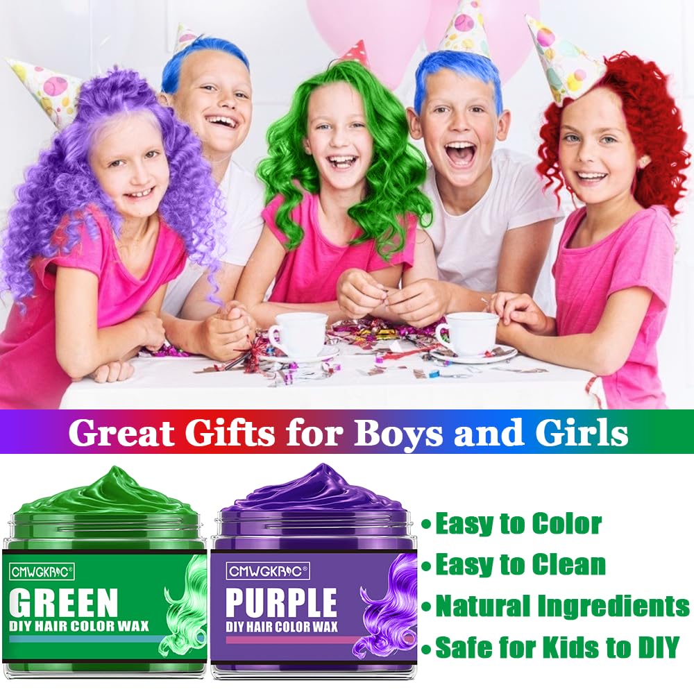 CMWGKBC gel colorant bleu pour cheveux; style temporaire pour fête.