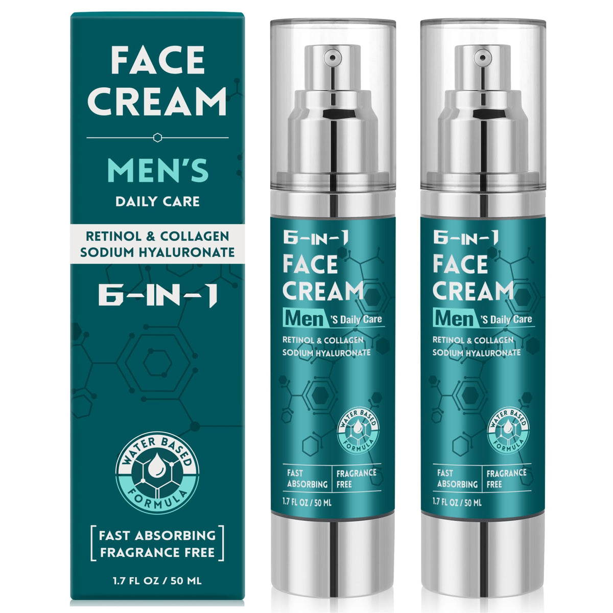 CMYYDX Crème visage 6-en-1 – bouteille hydratante et efficace