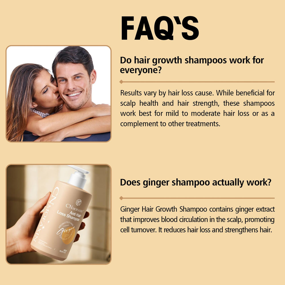 CNMOFAXIN Shampoing adapté à tous les types de cheveux — polyvalence et routine.