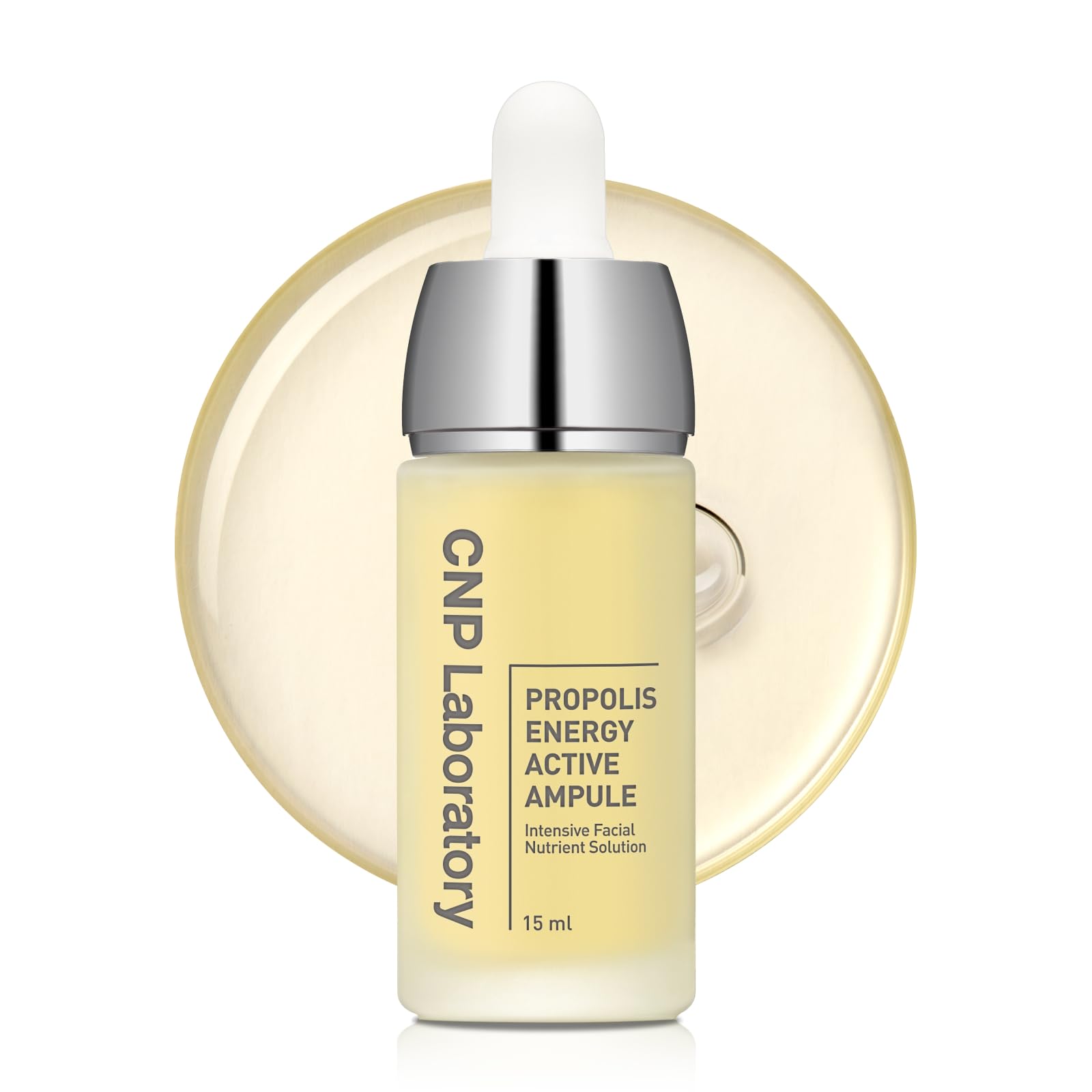 Sérum CNP Honey Glow dans la bouteille 15 ml, hydratation rapide.