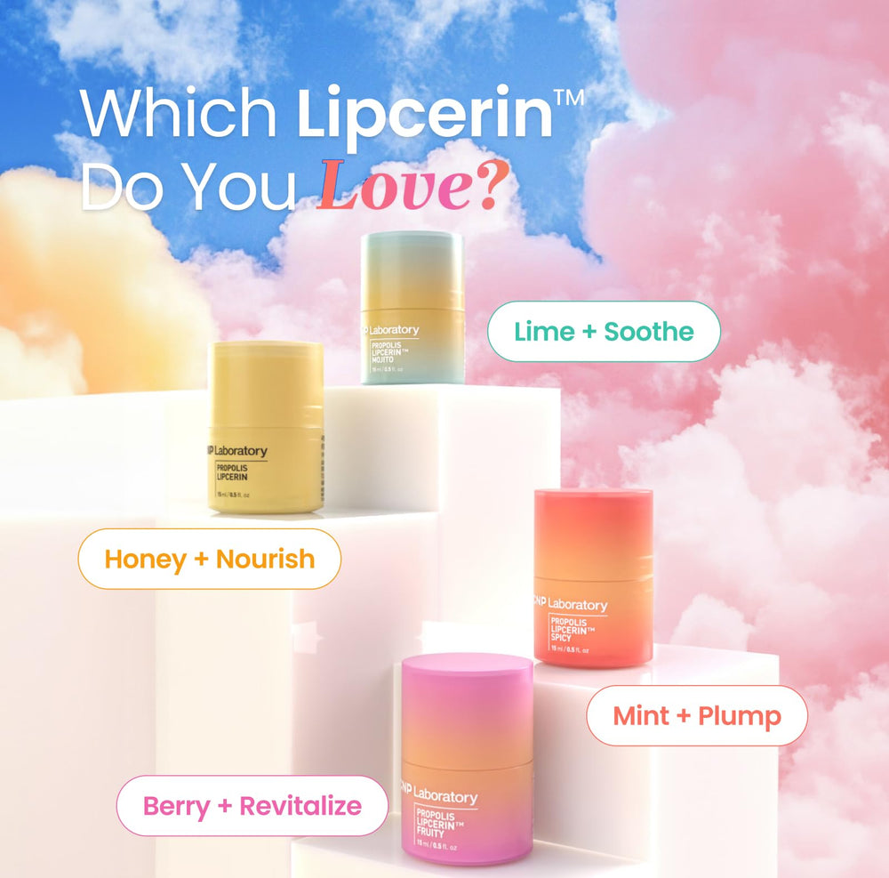 Packaging display highlighting 0.5 fl oz size and logo.