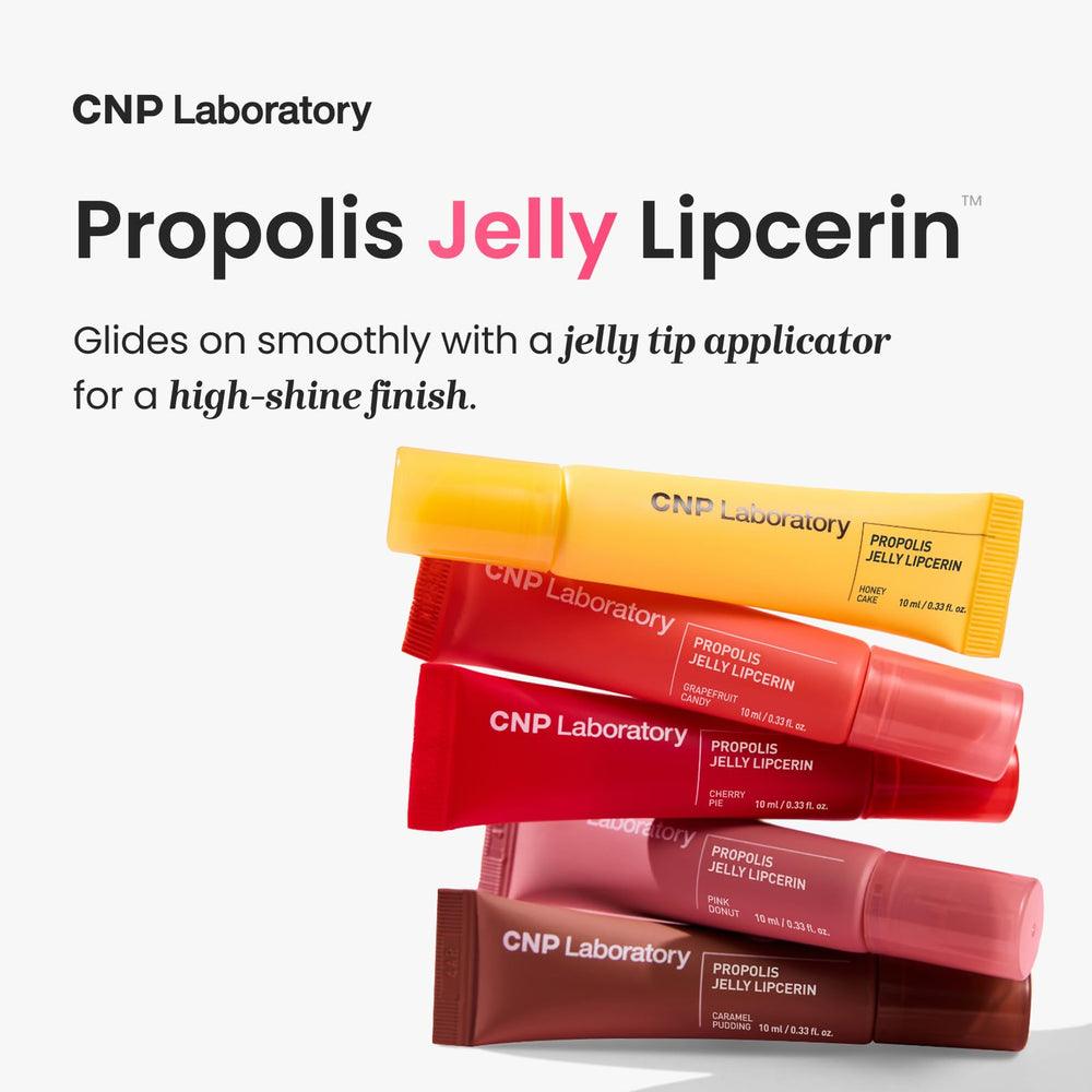 CNP Propolis Jelly Lipcerin 02 Pink Donut, texture gloss fluide et durable.