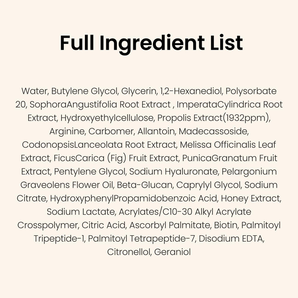 Texture non collante et absorption rapide du sérum Miel Éclat CNP.