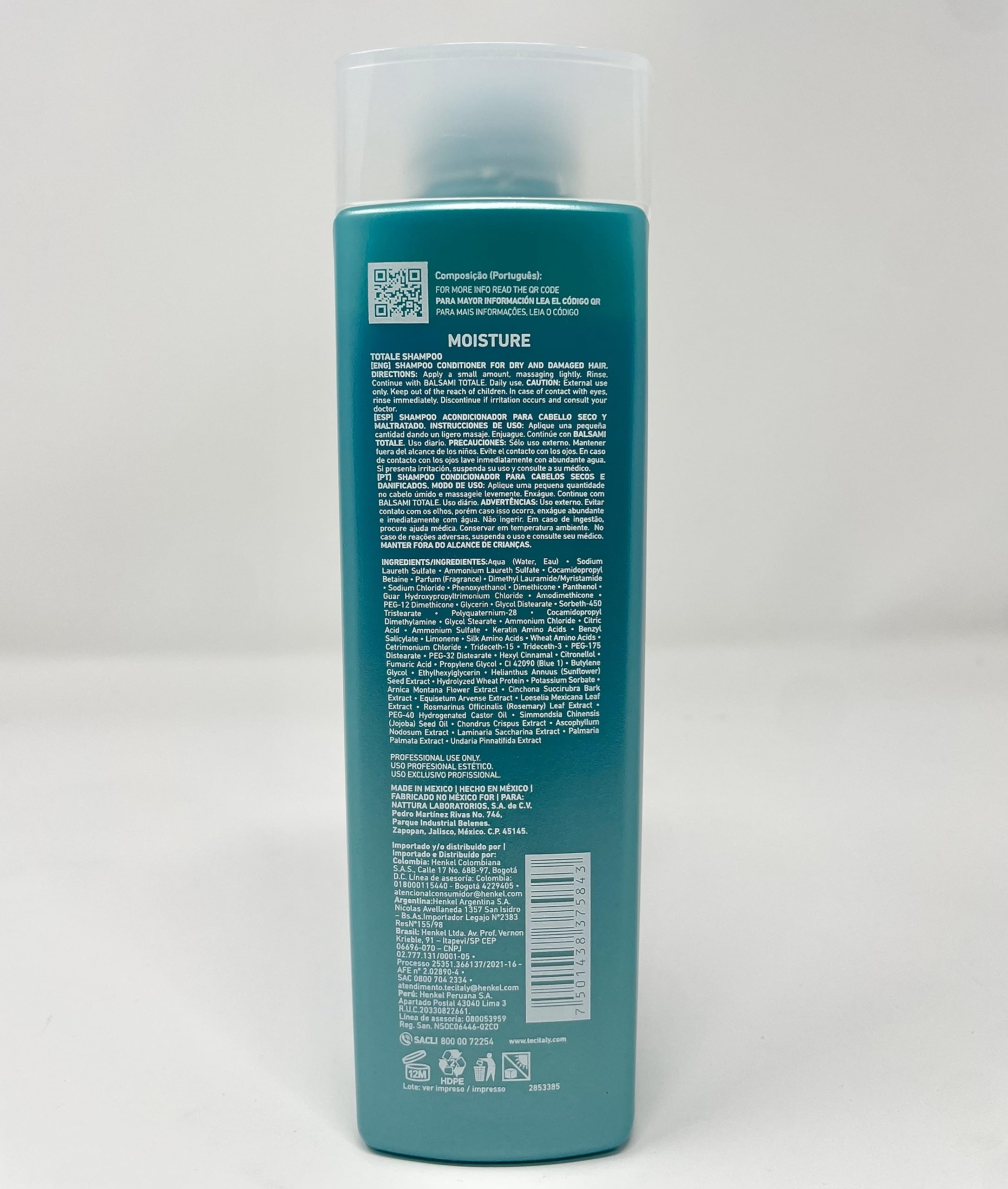 CO102 Totale shampoing – protection UV avec le complexe TRICEL-R.