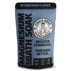 Coach Soak bain-de-recuperation non parfumee en bouteille, soulage potentiellement les muscles.