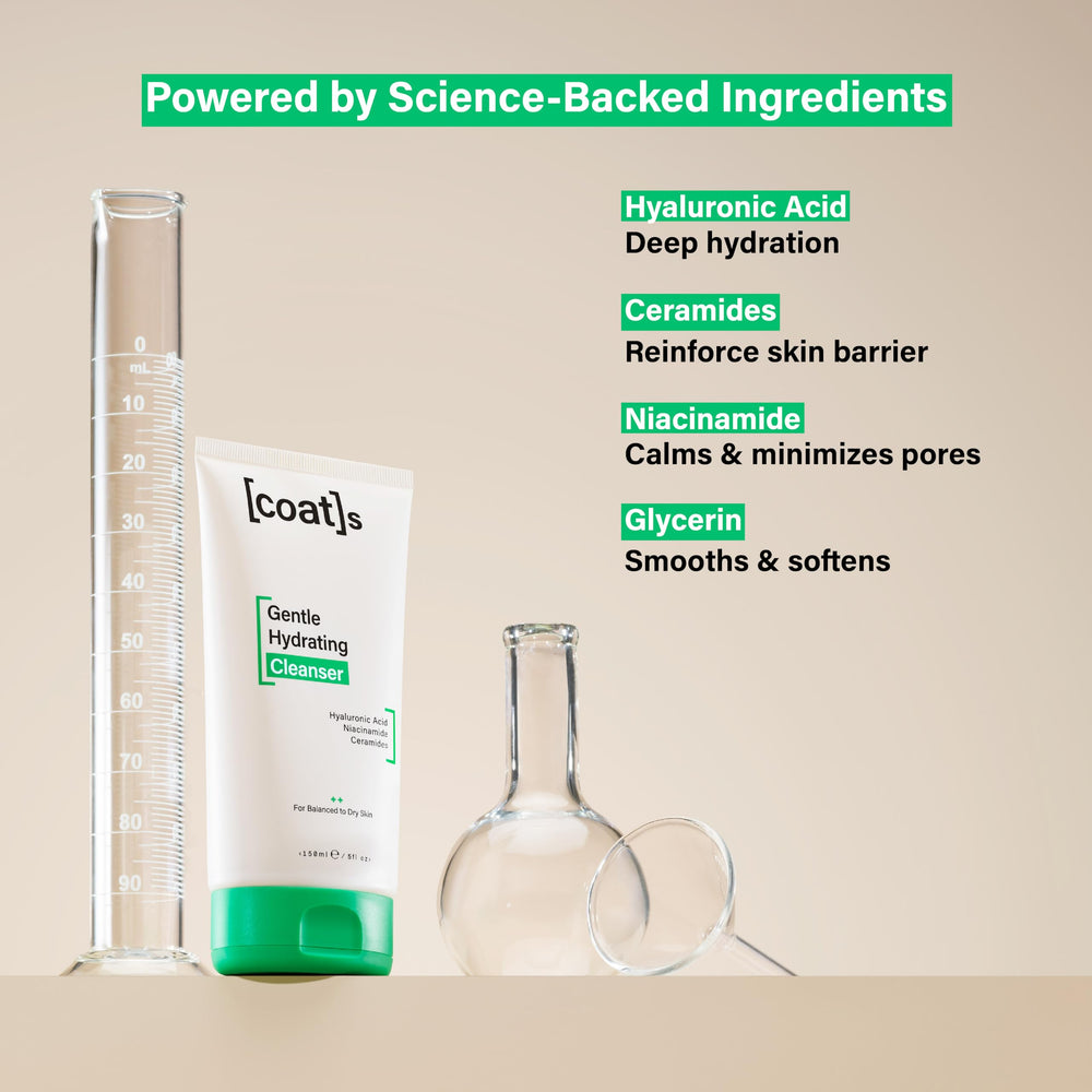 COATS Cleanser – apaise rougeurs et calme les irritations quotidiennement.