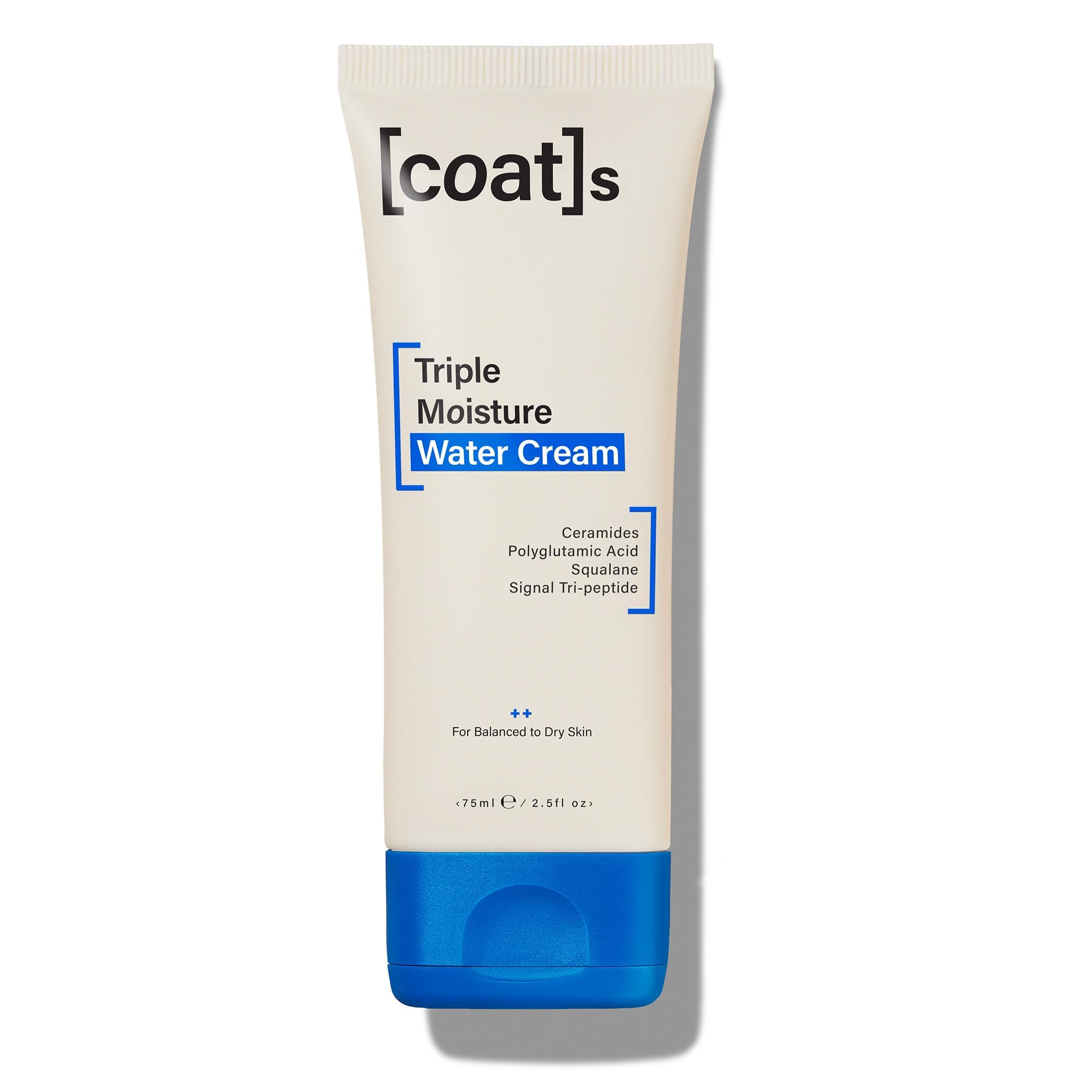 COATS Crème Eau Triple Hydratation : flacon, hydratation longue durée sans fini gras.