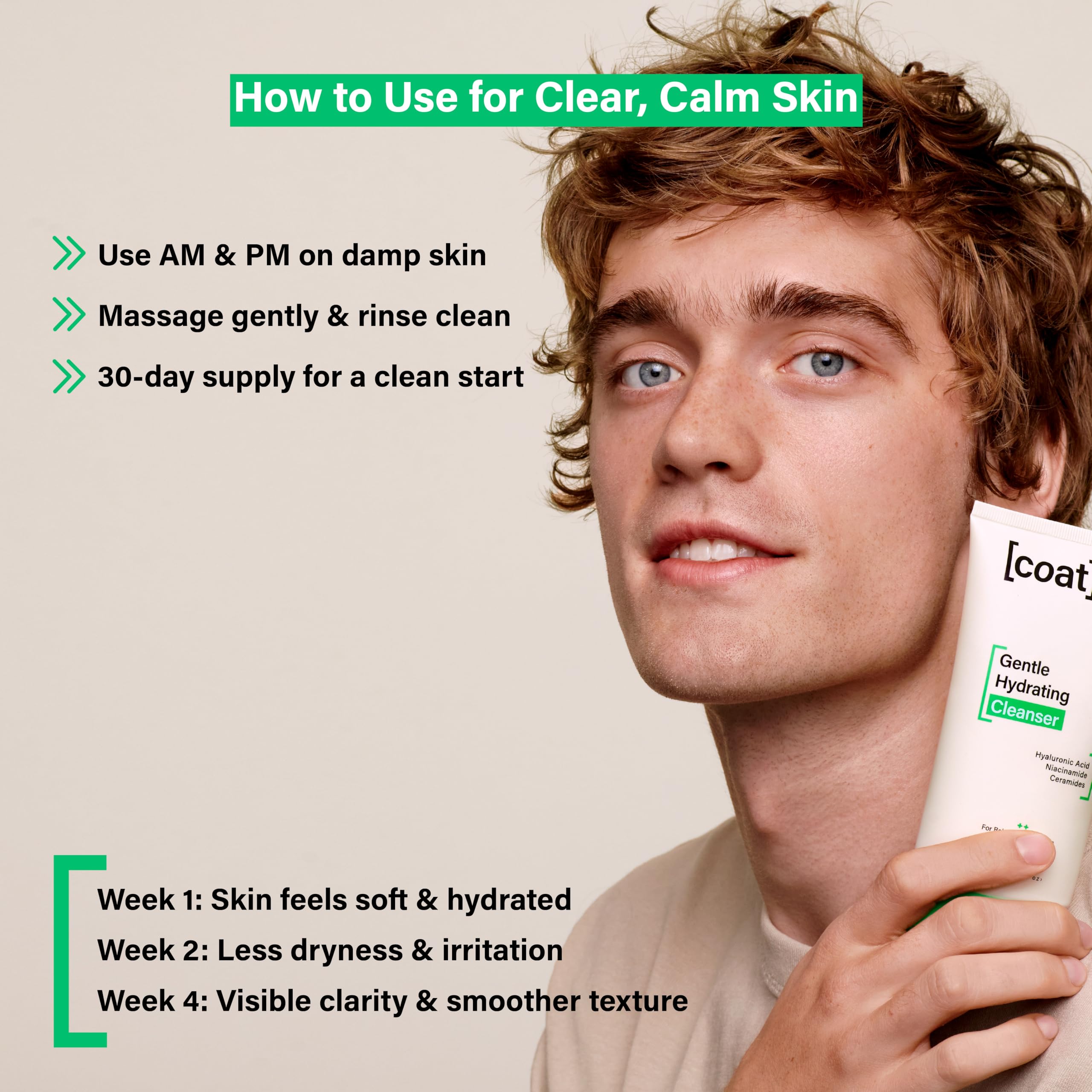 COATS Nettoyant – réduction visible des pores sans agressivité.