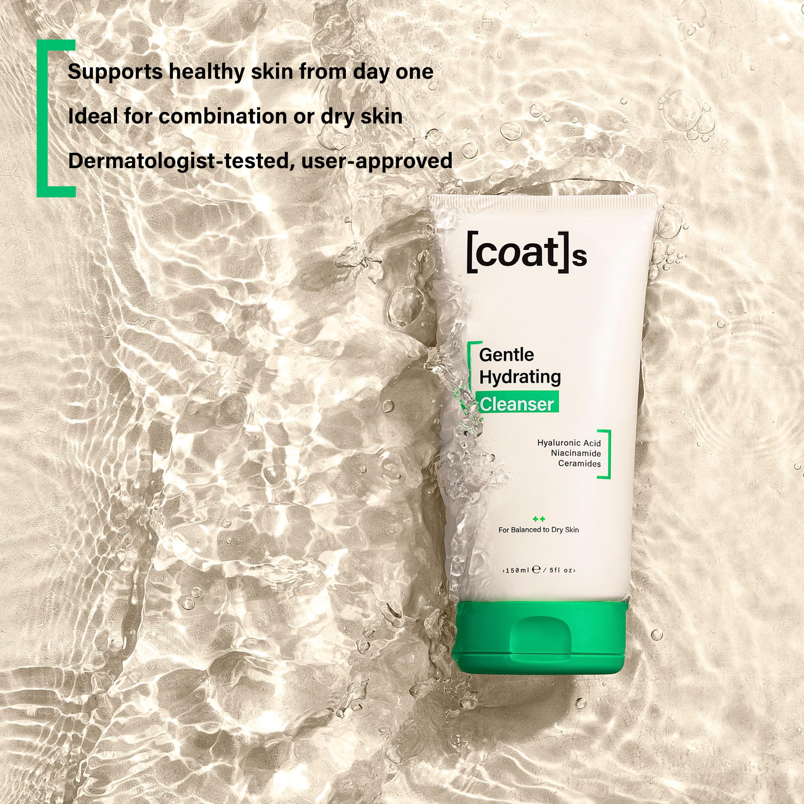 COATS Nettoyant sans parfum – soin simple pour peaux sensibles.