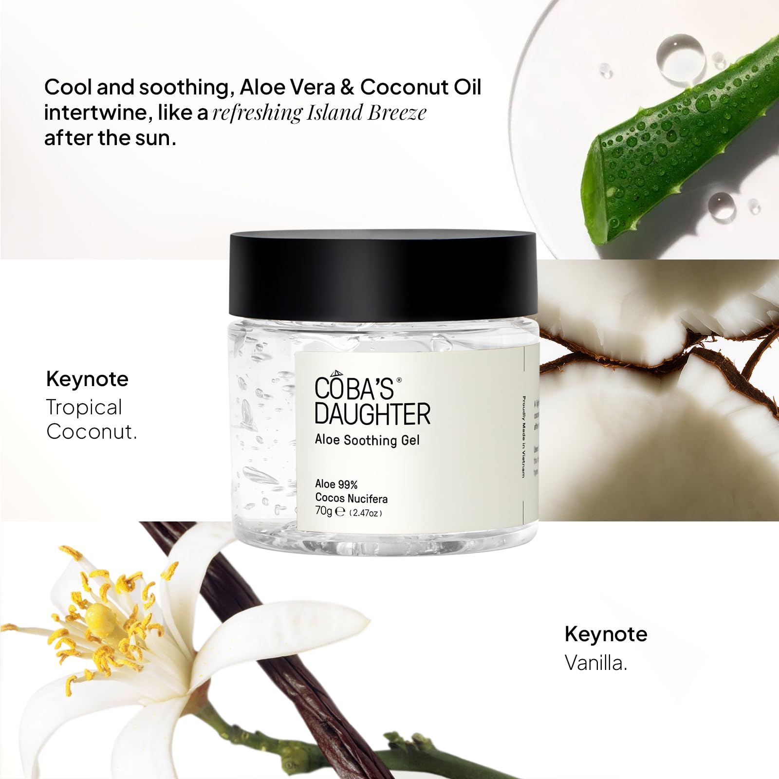 COBA'S DAUGHTER Ensemble spa mini, formats voyage pratiques.