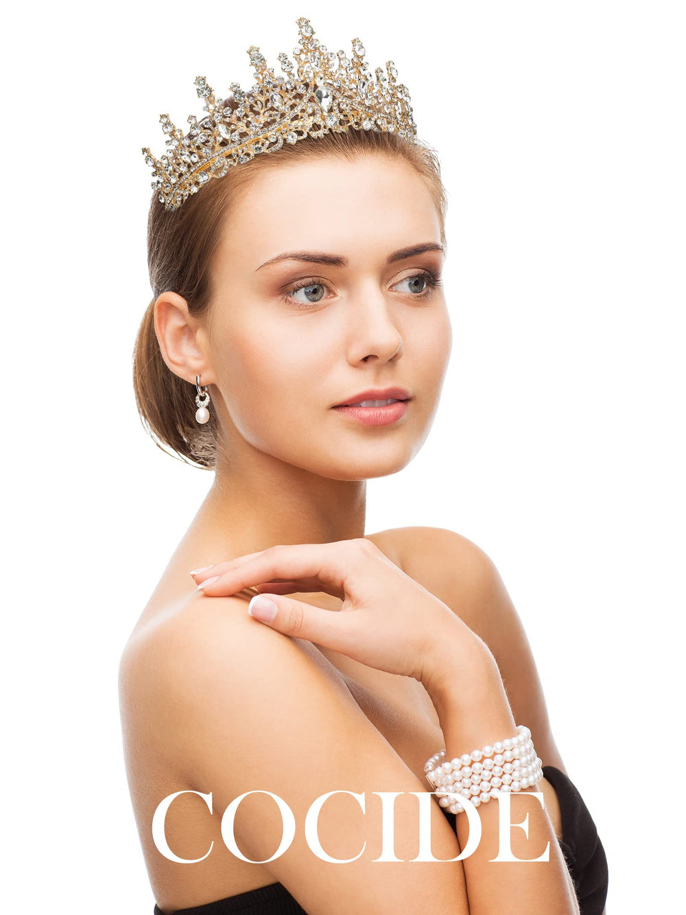 Couronne mariage cristal COCIDE, éclat raffiné pour votre grand jour