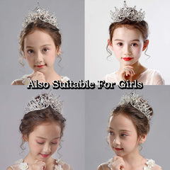 Diadème princesse COCIDE avec perles et pierres, effet glamour.