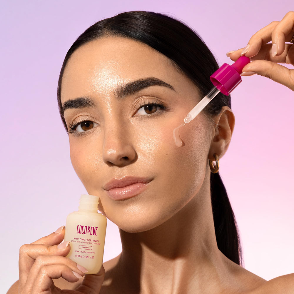Ingrédients balinais Coco & Eve eau de coco et banane pour peau hydratée et repulpée