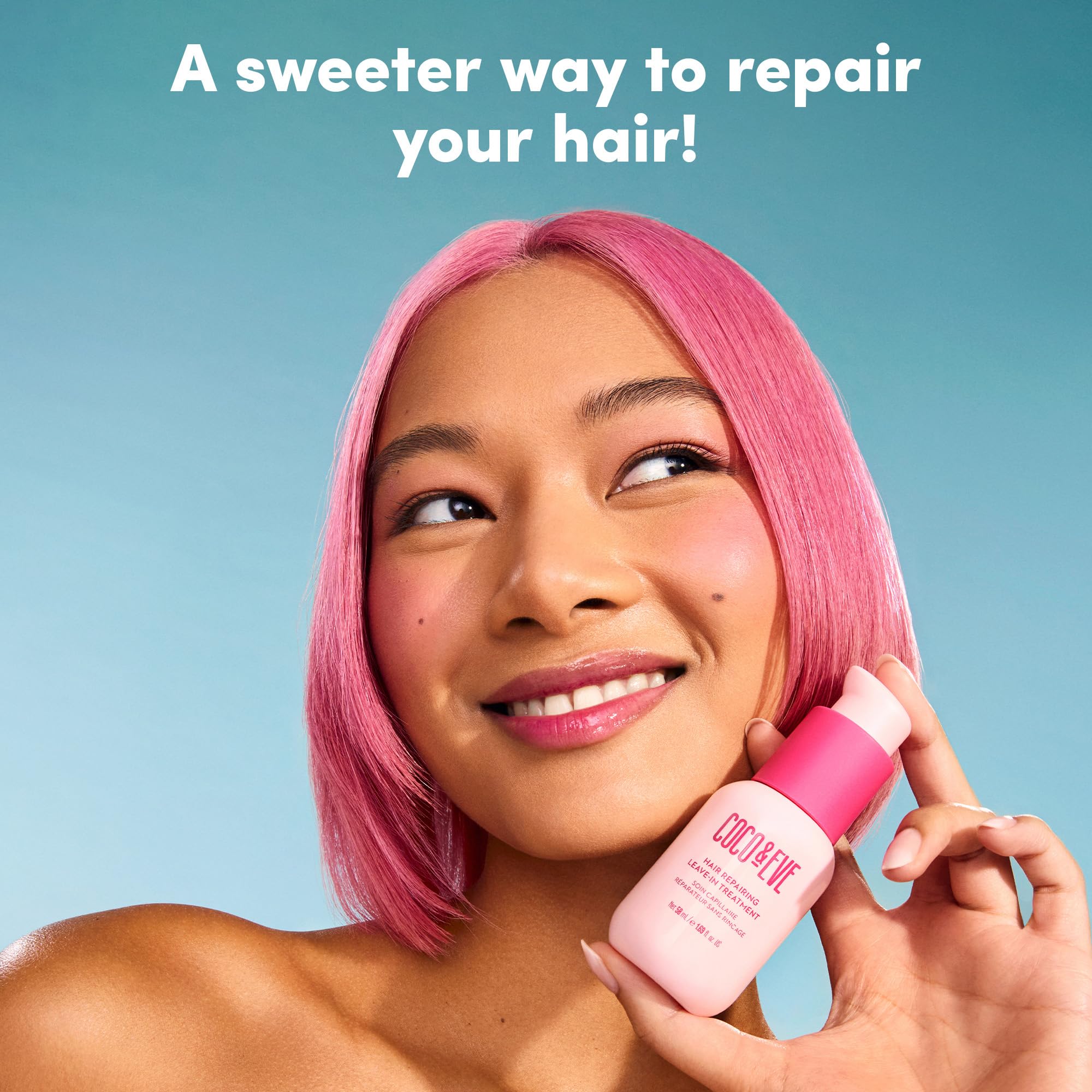 Formule crème nourrissante Coco & Eve pour une douceur durable.