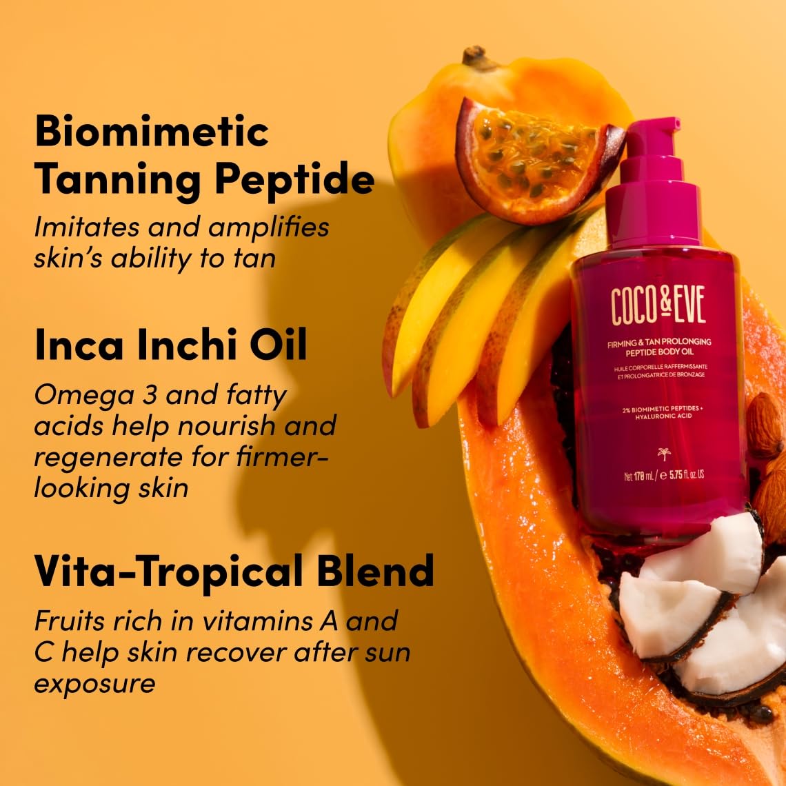 Coco & Eve Formule-vegan: cruelty-free et sans DHA.