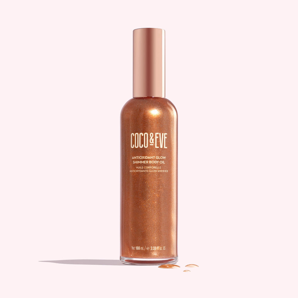 Coco & Eve huile-corps texture sèche à absorption rapide pour peau satinée