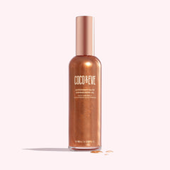 Coco & Eve huile-corps texture sèche à absorption rapide pour peau satinée