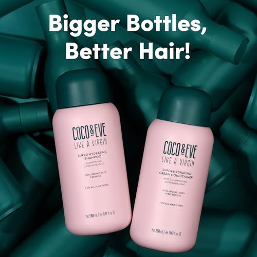 Cheveux brillants et hydratés après chaque lavage avec Coco & Eve.