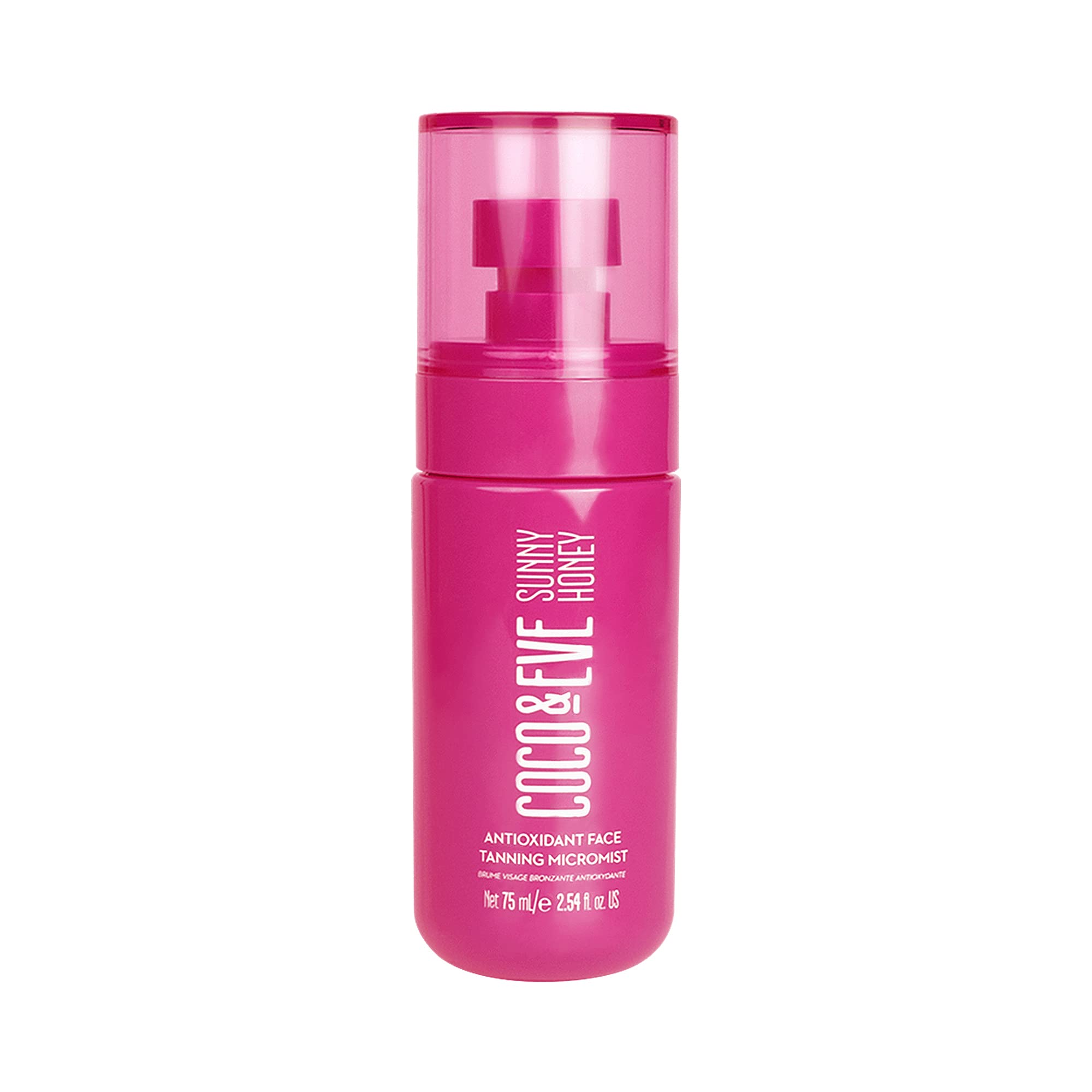Coco & Eve Micromist visage – bouteille prête pour une application homogène et rapide.