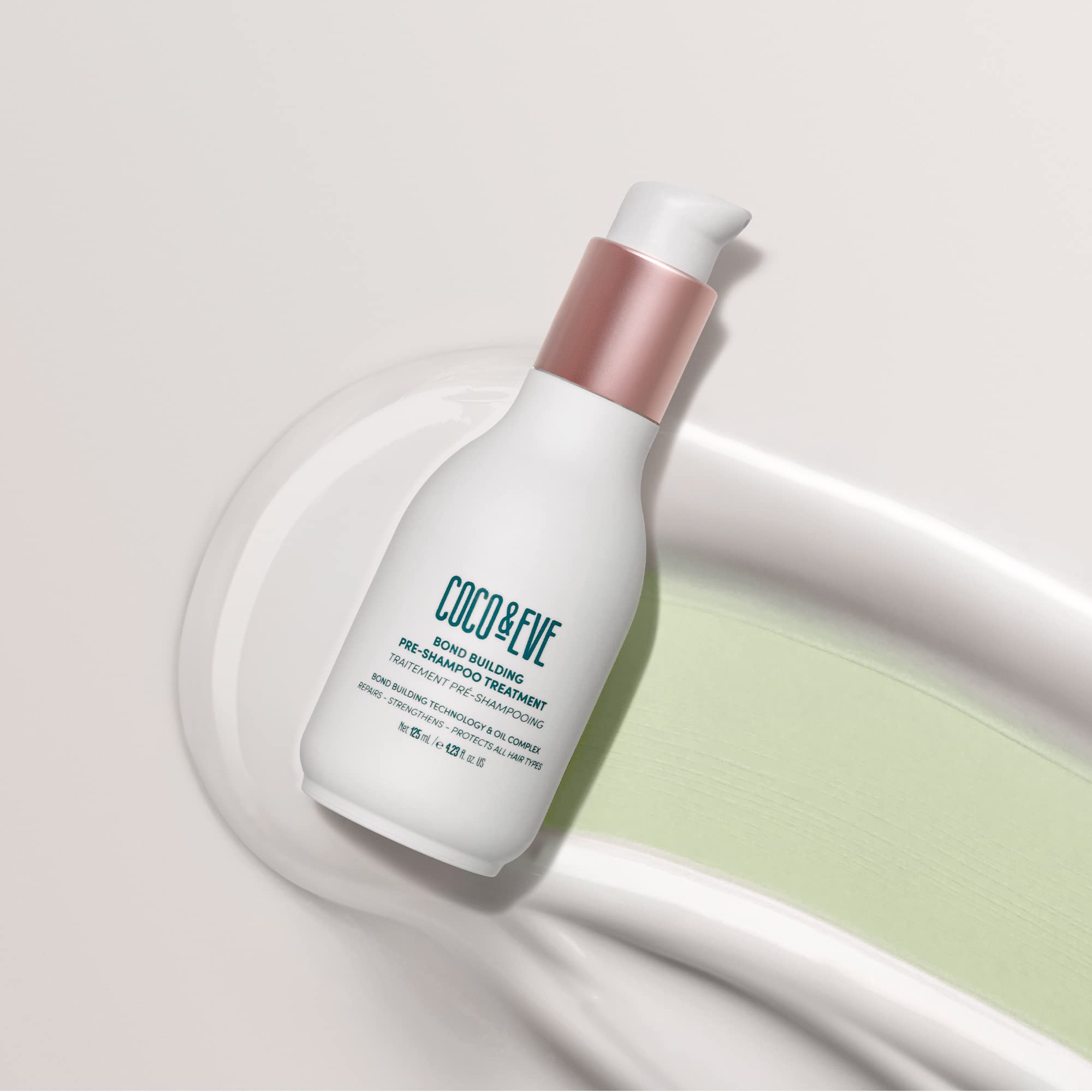 Coco & Eve Pré-Shampooing – emballage chic, utilisation facile avant lavage.