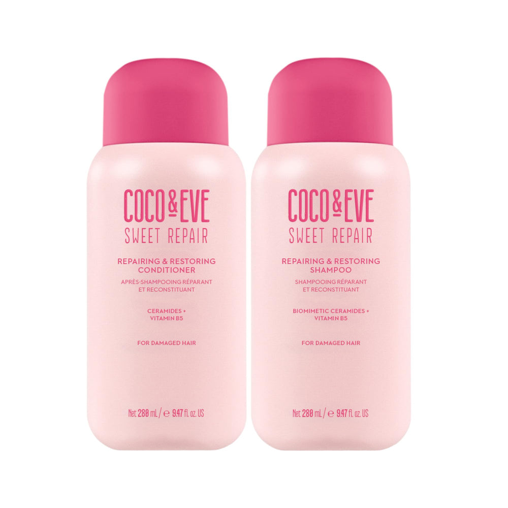 Coco & Eve Shampoing Repair & Restore: bouteille prête à nourrir et renforcer les cheveux.